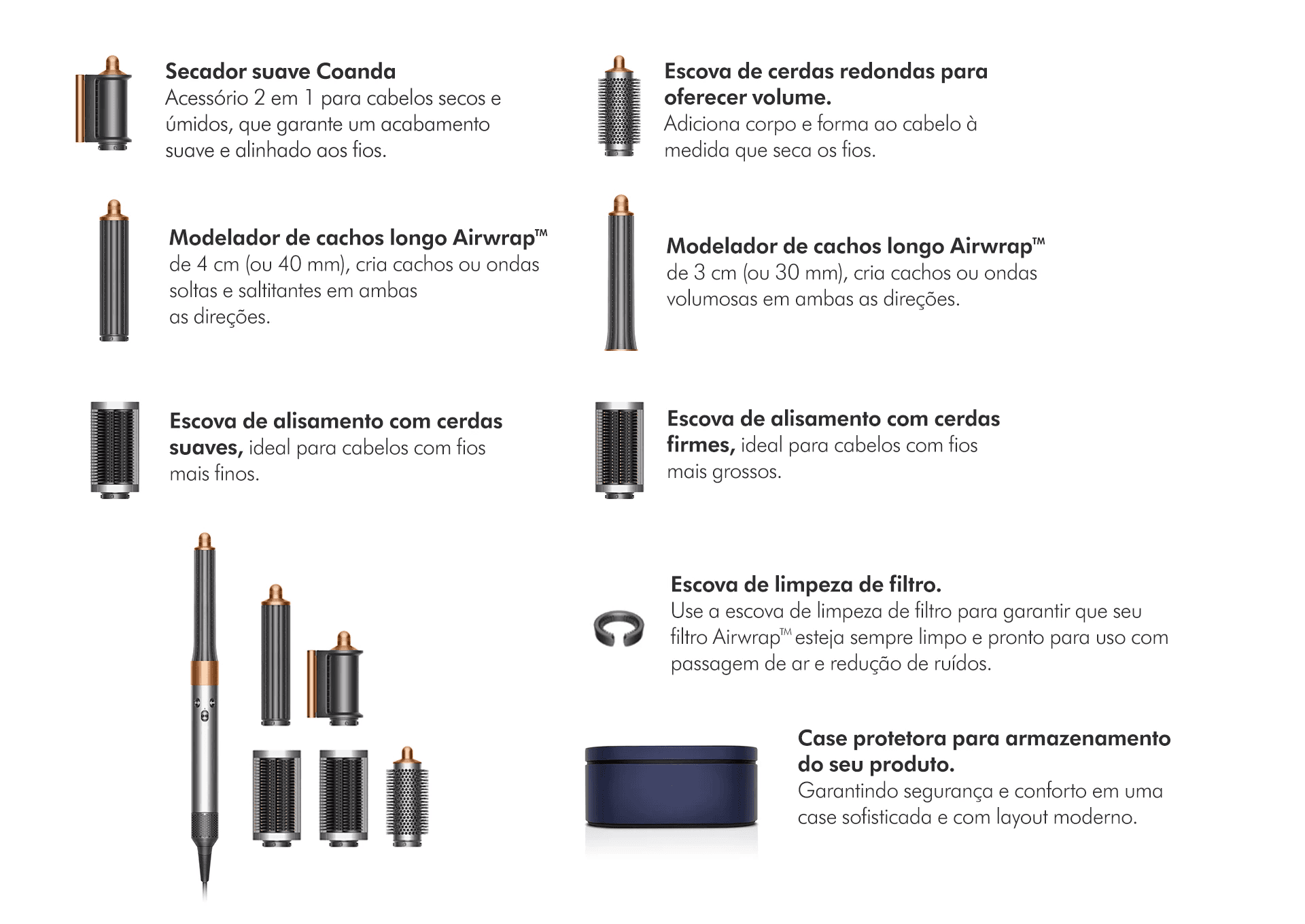 Secador suave Coanda